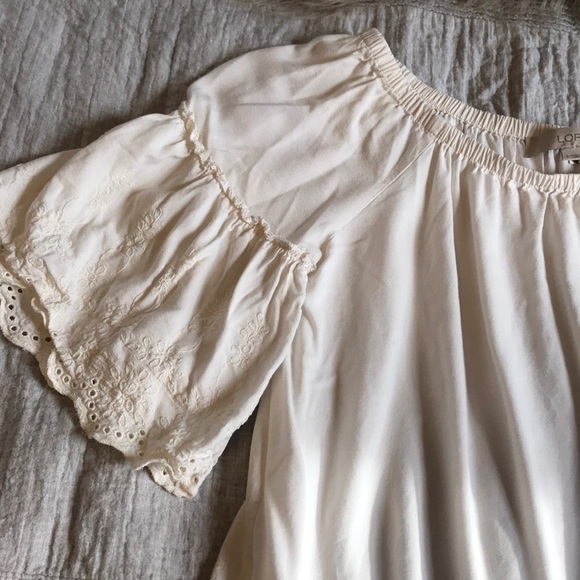 Loft Off-the-Shoulder Flowy Top - Picture 2 of 3